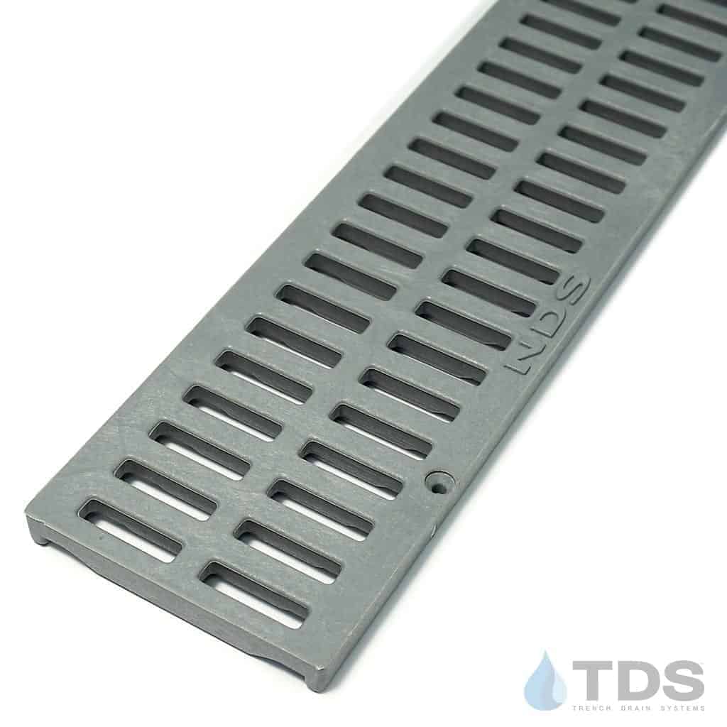 Gray 3 Ft X 2 3/4" NDS 541 Mini Channel Grate 