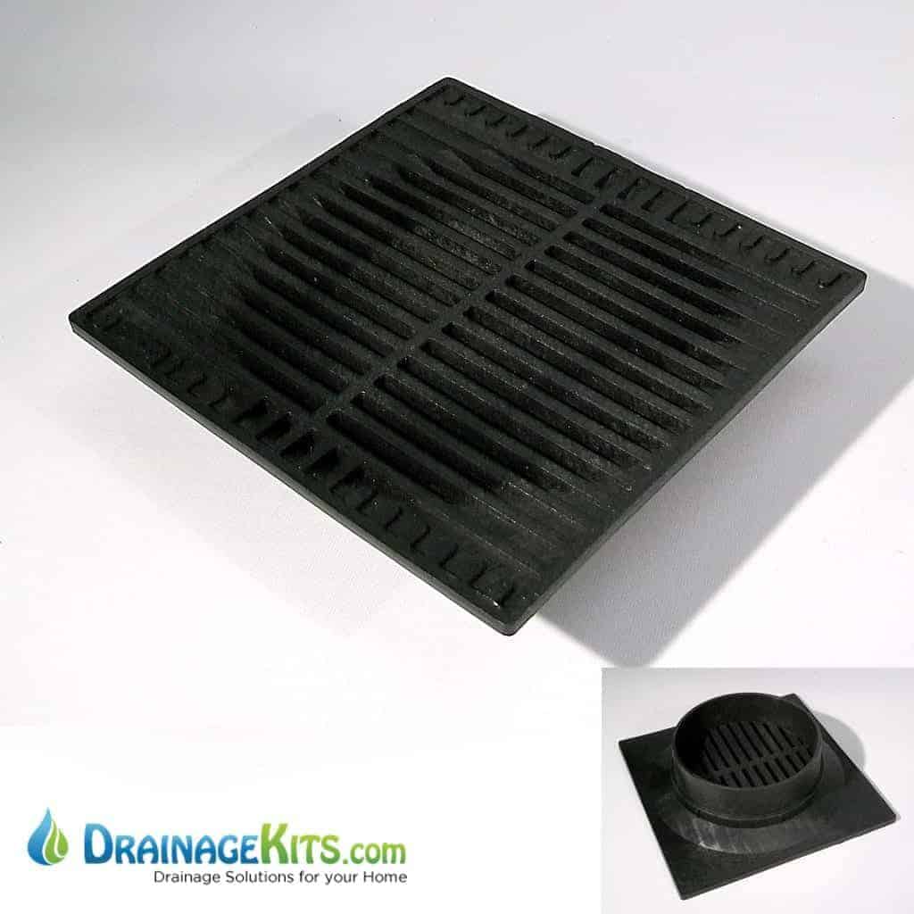 NDS 970 9inch black square grate
