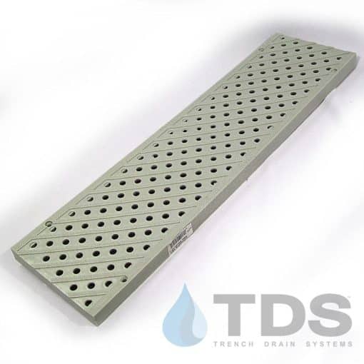 NDS826-lt-grey-perf-grate 5″ Pro Series Grey Perf grate by NDS