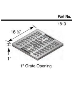 NDS 1813 cast iron catch basin grate drawing