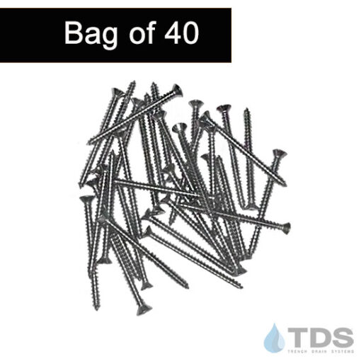 NDS-839-SS-FHMS-40 NDS 839 STAINLESS STEEL FLAT HEAD SCEWS BAG OF 40