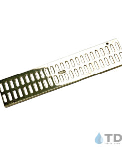 NDS 553PB Polished Brass Grate for Mini Channel