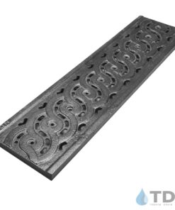 Dura-Weave-Grate-TDSdrains Dura Slope deco cast iron grate