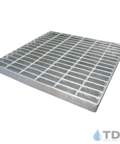 NDS 2415 24"x24" catch basin grate stainless steel bar pattern