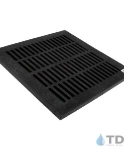 NDS1811_Black_Plastic_Slotted_Catch_Basin_18x18_Grate_NDS